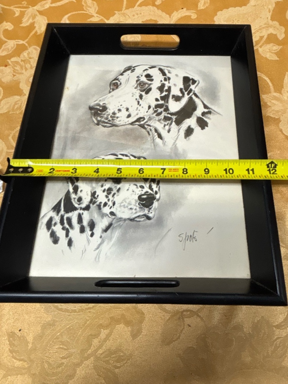 Picture Frame Tray Dalmations - Picture 6 of 6
